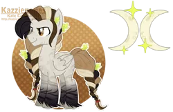 Size: 1024x664 | Tagged: safe, artist:kazziepones, derpibooru import, oc, unofficial characters only, alicorn, pony, braid, male, reference sheet, simple background, solo, stallion, transparent background