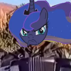 Size: 250x250 | Tagged: safe, derpibooru import, princess luna, pony, dat face soldier, grumpy luna, meme, remove kebab, scowl