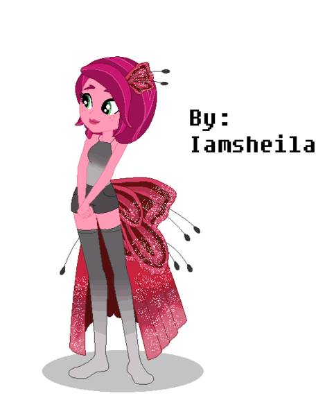 Size: 564x702 | Tagged: safe, artist:iamsheila, derpibooru import, gloriosa daisy, equestria girls, legend of everfree, alternate costumes, alternate hairstyle