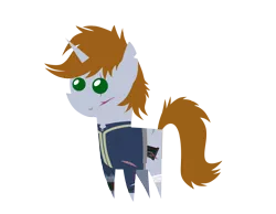 Size: 3182x2466 | Tagged: safe, artist:aborrozakale, derpibooru import, oc, oc:littlepip, unofficial characters only, pony, unicorn, fallout equestria, fallout, female, high res, mare, pointy ponies, scar, simple background, solo, transparent background, vault suit