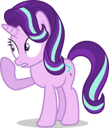Size: 7000x8168 | Tagged: safe, artist:luckreza8, derpibooru import, starlight glimmer, pony, unicorn, equestria girls, mirror magic, spoiler:eqg specials, .svg available, absurd resolution, female, inkscape, mare, raised hoof, simple background, solo, transparent background, vector