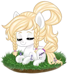 Size: 3249x3577 | Tagged: safe, artist:kaikururu, derpibooru import, oc, oc:lilac, unofficial characters only, butterfly, pony, grass, simple background, solo, transparent background