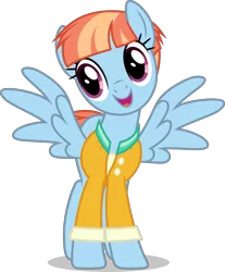 Size: 3306x4000 | Tagged: safe, artist:dashiesparkle, derpibooru import, windy whistles, pegasus, pony, .svg available, absurd resolution, clothes, cute, female, head tilt, high res, mare, simple background, solo, spread wings, transparent background, vector, wings
