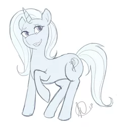 Size: 1972x2032 | Tagged: safe, artist:scarabdynasty1, derpibooru import, trixie, pony, unicorn, smiling, solo