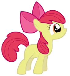 Size: 7328x8000 | Tagged: safe, artist:omniferious, derpibooru import, apple bloom, pony, absurd resolution, simple background, solo, transparent background, vector