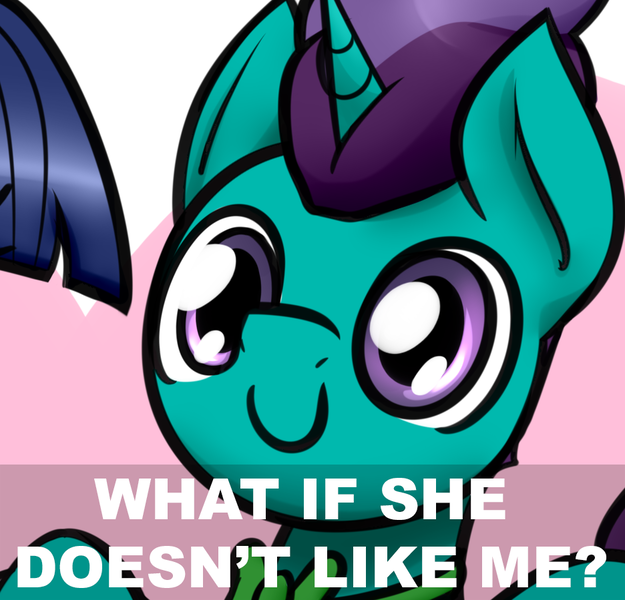 Size: 936x899 | Tagged: safe, artist:jetwave, derpibooru import, edit, editor:jetwave, twilight sparkle, oc, oc:corpulent brony, pony, canon x oc, caption, corpulent brony, corpulight, cropped, exploitable meme, hello darkness my old friend, image macro, meme, shipping