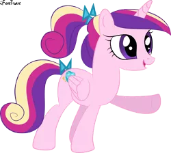 Size: 11172x10000 | Tagged: safe, artist:ifoxtrax, derpibooru import, princess cadance, alicorn, pony, a canterlot wedding, absurd resolution, female, mare, simple background, solo, teen princess cadance, transparent background, vector, younger