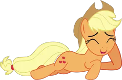 Size: 6981x4568 | Tagged: safe, artist:frownfactory, derpibooru import, applejack, earth pony, pony, not asking for trouble, .svg available, absurd resolution, cowboy hat, eyes closed, female, hat, simple background, solo, svg, transparent background, vector