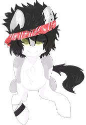 Size: 2048x3000 | Tagged: safe, artist:cinnamontee, derpibooru import, oc, oc:brody, unofficial characters only, earth pony, pony, bandana, high res, male, simple background, solo, stallion, transparent background