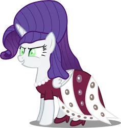Size: 7522x7951 | Tagged: safe, artist:atomicmillennial, derpibooru import, part of a set, rarity, alicorn, pony, inspiration manifestation, absurd resolution, alicornified, alternate hairstyle, alternate universe, her inspiration manifests, inspirarity, part of a series, possessed, race swap, raricorn, simple background, solo, transparent background, vector