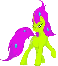 Size: 1509x1708 | Tagged: safe, artist:overlord pony, derpibooru import, oc, oc:nuclear blossom, unofficial characters only, pony, unicorn, glasses, nonbinary, simple background, solo, transparent background