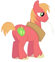 Size: 1200x1349 | Tagged: safe, artist:jennieoo, derpibooru import, big macintosh, earth pony, pony, male, simple background, solo, stallion, transparent background, vector