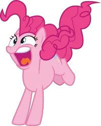 Size: 6000x7477 | Tagged: safe, artist:yetioner, derpibooru import, pinkie pie, pony, not asking for trouble, .svg available, absurd resolution, faic, ponk, simple background, solo, stomping, transparent background, vector