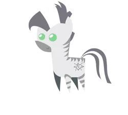 Size: 3000x2700 | Tagged: artist:aborrozakale, derpibooru import, fallout equestria, fanfic, fanfic art, female, high res, mare, oc, oc:xenith, pointy ponies, safe, simple background, smiling, solo, transparent background, unofficial characters only, zebra, zebra oc