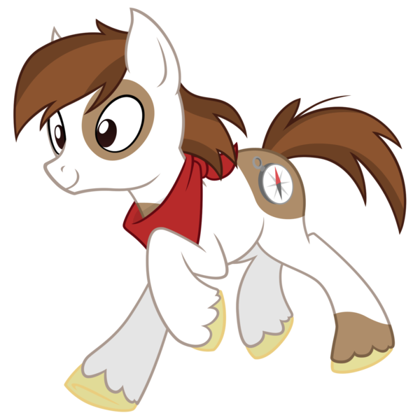 Size: 1700x1700 | Tagged: safe, artist:equestria-prevails, derpibooru import, pipsqueak, earth pony, pony, adult, bandana, male, older, older pipsqueak, piebald coloring, pinto, running, simple background, solo, stallion, transparent background, unshorn fetlocks, vector