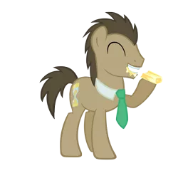 Size: 6000x6000 | Tagged: safe, artist:greywander87, artist:linas3001, derpibooru import, edit, vector edit, doctor whooves, time turner, pony, absurd resolution, butter, food, simple background, solo, transparent background, vector