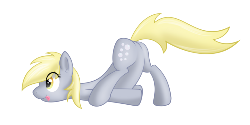 Size: 6000x3000 | Tagged: safe, artist:erockertorres, derpibooru import, derpy hooves, pony, .svg available, absurd resolution, ear fluff, featureless crotch, inkscape, ponyscape, scootie derpy, simple background, solo, tongue out, transparent background, vector, wingless