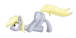 Size: 6000x3000 | Tagged: safe, artist:erockertorres, derpibooru import, derpy hooves, pony, .svg available, absurd resolution, ear fluff, featureless crotch, inkscape, ponyscape, scootie derpy, simple background, solo, tongue out, transparent background, vector, wingless