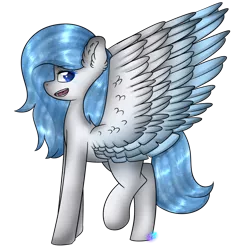 Size: 1024x1024 | Tagged: safe, artist:northlights8, derpibooru import, oc, oc:cloudy rain, unofficial characters only, pegasus, pony, female, mare, simple background, solo, transparent background