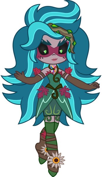 Size: 1731x3001 | Tagged: safe, artist:cloudyglow, derpibooru import, gaea everfree, gloriosa daisy, equestria girls, legend of everfree, chibi, clothes, cute, equestria girls minis, simple background, smiling, solo, transparent background, vector