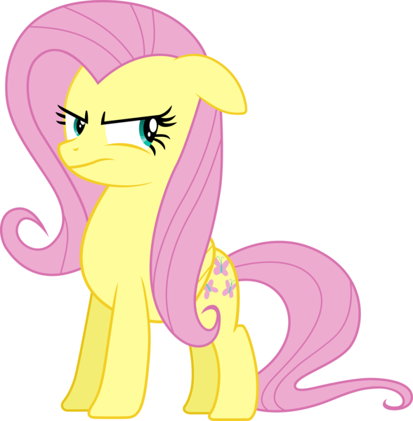 Size: 4000x4081 | Tagged: safe, artist:socsocben, derpibooru import, fluttershy, pegasus, pony, .svg available, absurd resolution, female, fluttershy is not amused, gimp, inkscape, mare, simple background, solo, transparent background, unamused, vector