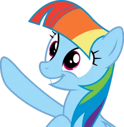 Size: 4228x4331 | Tagged: safe, artist:xhalesx, derpibooru import, rainbow dash, pegasus, pony, the lost treasure of griffonstone, .svg available, absurd resolution, female, manebow sparkle, mare, simple background, solo, transparent background, vector, vector trace