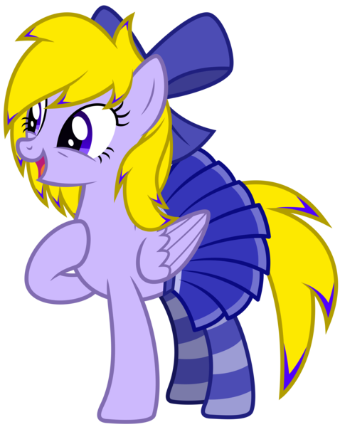 Size: 4256x5343 | Tagged: safe, artist:timeymarey007, derpibooru import, oc, oc:limey candy, unofficial characters only, pegasus, pony, .svg available, absurd resolution, bow, clothes, cute, female, happy, mare, ocbetes, pleated skirt, simple background, skirt, skirt lift, socks, solo, striped socks, transparent background, vector
