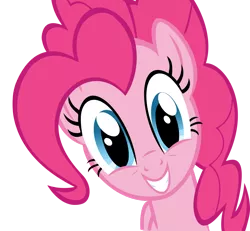 Size: 1084x1000 | Tagged: safe, artist:drunkhedgehog, derpibooru import, pinkie pie, earth pony, pony, female, mare, simple background, solo, squee, transparent background, vector