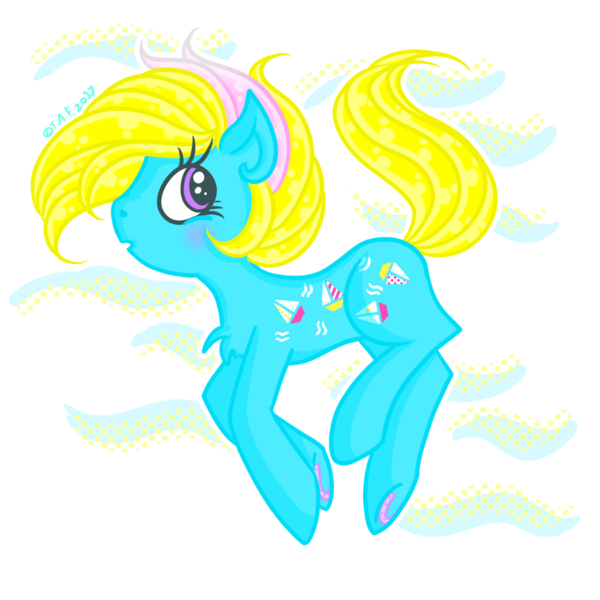 Size: 1024x1024 | Tagged: safe, artist:crystal-sushi, derpibooru import, mainsail, pony, g1, simple background, solo, transparent background, twice as fancy ponies