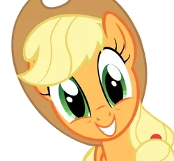 Size: 1084x1000 | Tagged: safe, artist:drunkhedgehog, derpibooru import, applejack, earth pony, pony, female, mare, simple background, solo, squee, transparent background, vector