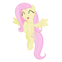 Size: 6000x6000 | Tagged: safe, artist:lolke12, derpibooru import, fluttershy, pegasus, pony, .psd available, :d, absurd resolution, eyes closed, female, mare, photoshop, simple background, smiling, solo, transparent background