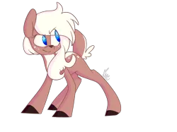 Size: 2732x2048 | Tagged: artist:vanillashineart, deer, deer pony, derpibooru import, oc, oc:gingersnap, original species, safe, simple background, solo, transparent background, unofficial characters only