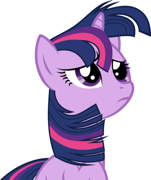 Size: 3000x3572 | Tagged: safe, artist:lekadema, derpibooru import, twilight sparkle, pony, unicorn, the crystal empire, .svg available, female, mare, simple background, solo, the failure song, transparent background, vector, windswept mane