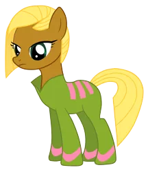 Size: 1200x1391 | Tagged: safe, artist:jennieoo, derpibooru import, elsie, pretty vision, earth pony, pony, clothes, elise, female, mare, simple background, solo, transparent background, vector
