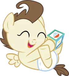 Size: 694x771 | Tagged: artist needed, safe, derpibooru import, pound cake, pegasus, pony, baby, baby pony, block, blocks, colt, cute, diaper, eyes closed, foal, male, on back, playing, poundabetes, simple background, transparent background, vector