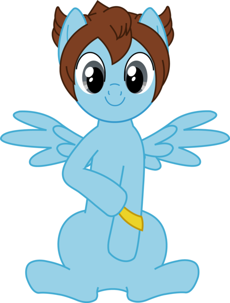 Size: 5171x6804 | Tagged: safe, artist:tokuberry, derpibooru import, ponified, pony, absurd resolution, football, inazuma eleven, inazuma eleven go, matsukaze tenma, simple background, solo, spread wings, transparent background, vector, wings