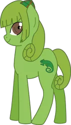 Size: 2544x4442 | Tagged: safe, artist:tokuberry, derpibooru import, ponified, chameleon, pony, absurd resolution, inazuma eleven, kame reon, simple background, solo, transparent background, vector