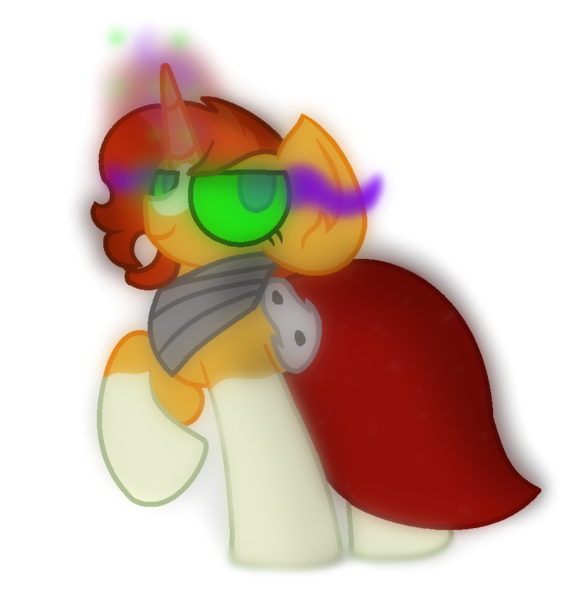 Size: 894x934 | Tagged: safe, alternate version, artist:thefanficfanpony, derpibooru import, sunburst, pony, corrupted, dark magic, evil sunburst, magic, simple background, solo, sombra eyes, transparent background