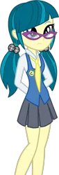 Size: 576x1702 | Tagged: safe, artist:luckyclau, derpibooru import, juniper montage, equestria girls, mirror magic, spoiler:eqg specials, alternate universe, canterlot high, clothes, female, glasses, simple background, solo, transparent background, vector