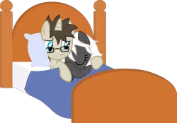 Size: 4000x2786 | Tagged: safe, artist:tsand106, derpibooru import, oc, unofficial characters only, pony, bed, oc x oc, shipping, simple background, sleeping, transparent background, vector