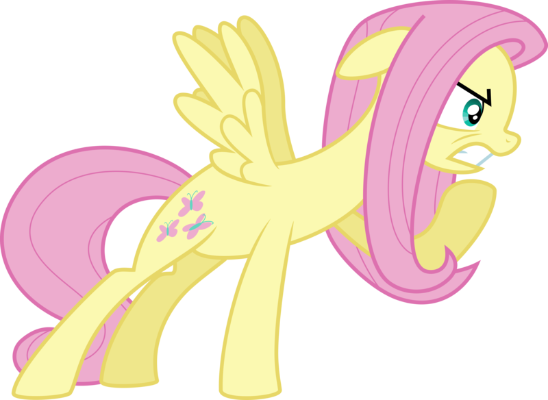 Size: 3886x2838 | Tagged: safe, artist:cobaltshade98, derpibooru import, fluttershy, pegasus, pony, magic duel, female, mare, simple background, solo, transparent background, vector