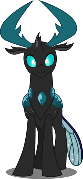 Size: 3000x6486 | Tagged: absurd resolution, alternate color palette, artist:dashiesparkle, changedling, changeling, changeling king, dark changedling, derpibooru import, king thorax, looking at you, palette swap, recolor, safe, simple background, smiling, solo, .svg available, thorax, transparent background, vector