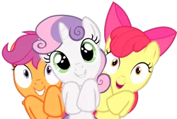 Size: 8142x5484 | Tagged: safe, artist:frownfactory, derpibooru import, apple bloom, scootaloo, sweetie belle, earth pony, pegasus, pony, unicorn, .svg available, absurd resolution, cutie mark crusaders, female, filly, hearts and hooves day, simple background, svg, transparent background, vector