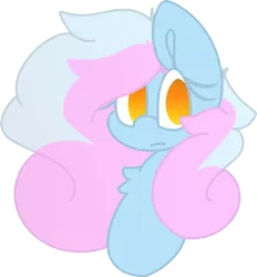 Size: 1064x1145 | Tagged: safe, artist:moonydusk, derpibooru import, oc, oc:astral knight, unofficial characters only, pegasus, pony, bust, chest fluff, female, portrait, simple background, solo, transparent background