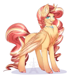 Size: 1024x1024 | Tagged: safe, artist:silent-shadow-wolf, derpibooru import, oc, unofficial characters only, alicorn, pony, chest fluff, cute, ear fluff, female, fluffy, impossibly large chest fluff, long mane, long tail, looking at you, mare, not sunset shimmer, ocbetes, simple background, smiling, solo, transparent background, unshorn fetlocks