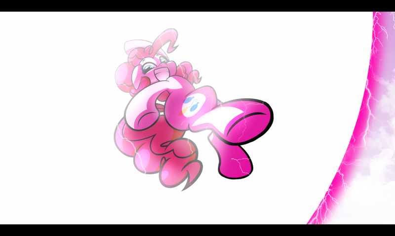 Size: 1024x612 | Tagged: safe, artist:petalierre, derpibooru import, pinkie pie, pony, smile hd, dragon ball z, smile bomb, spirit bomb