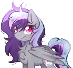 Size: 838x785 | Tagged: safe, artist:silvah-chan, artist:sketchyhowl, derpibooru import, oc, oc:sketchy howl, unofficial characters only, pegasus, pony, female, heart eyes, mare, simple background, solo, transparent background, wingding eyes