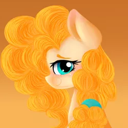 Size: 2400x2400 | Tagged: safe, artist:romablueberry, derpibooru import, pear butter, earth pony, pony, the perfect pear, female, mare, solo