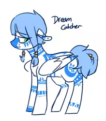 Size: 525x599 | Tagged: safe, artist:redxbacon, derpibooru import, oc, oc:dream catcher, unofficial characters only, pony, reference sheet, tattoo, tribal