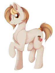 Size: 1015x1331 | Tagged: safe, artist:dusthiel, derpibooru import, oc, oc:mocha cup, unofficial characters only, earth pony, pony, male, raised hoof, simple background, solo, stallion, transparent background